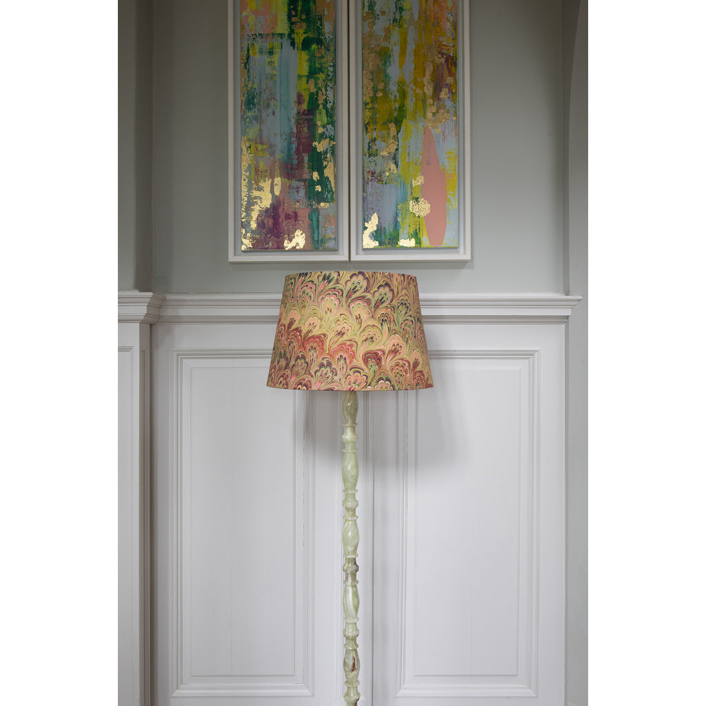 Pastel Bouquet Large Linen Empire Lampshade