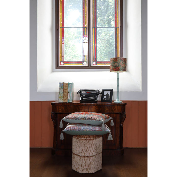 Sunset Palm Velvet Lampshade