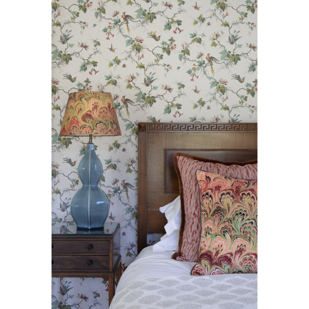 Pastel Bouquet Linen Empire Lampshade