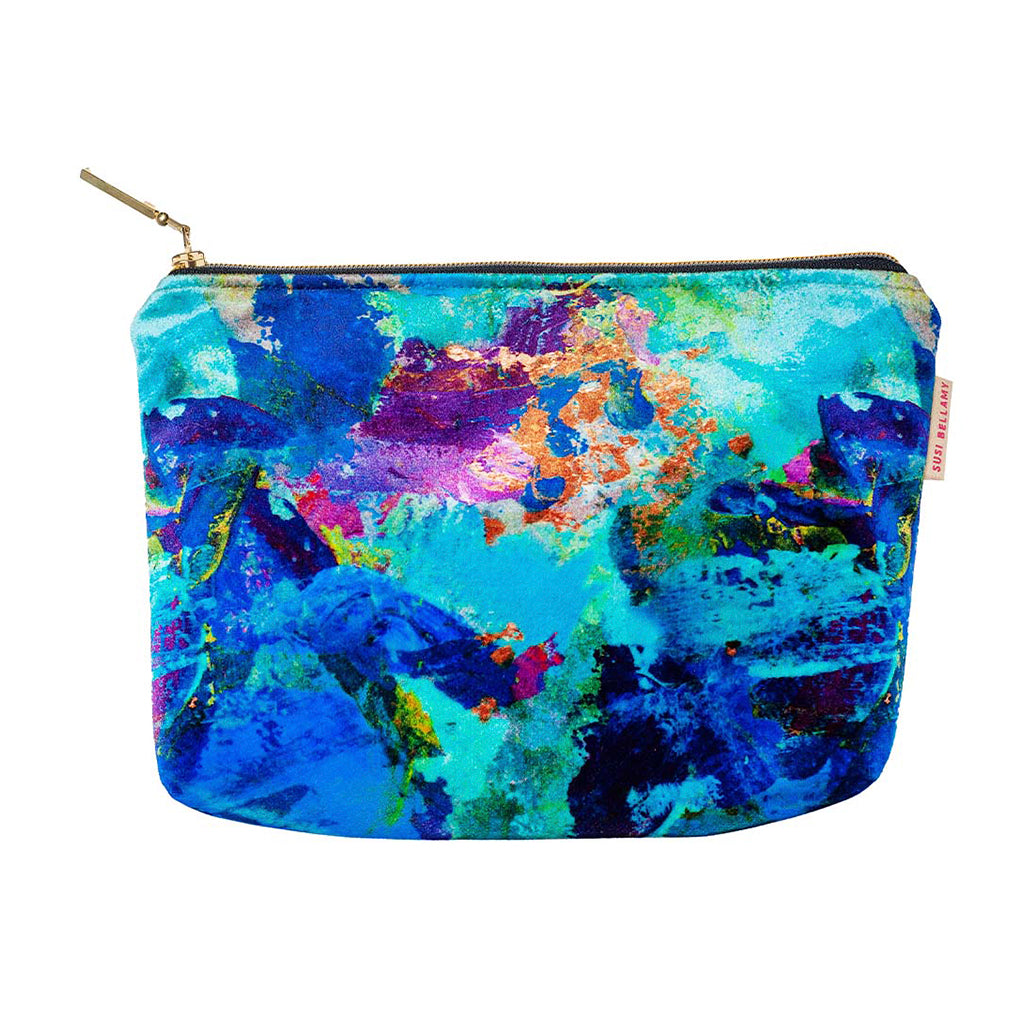 Azure Abstracts Pouch