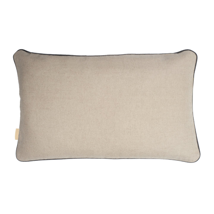 Patchwork Stripes Linen Large Oblong Cushion *Sample*