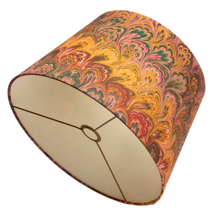 Peacock Bouquet Large Linen Empire Lampshade