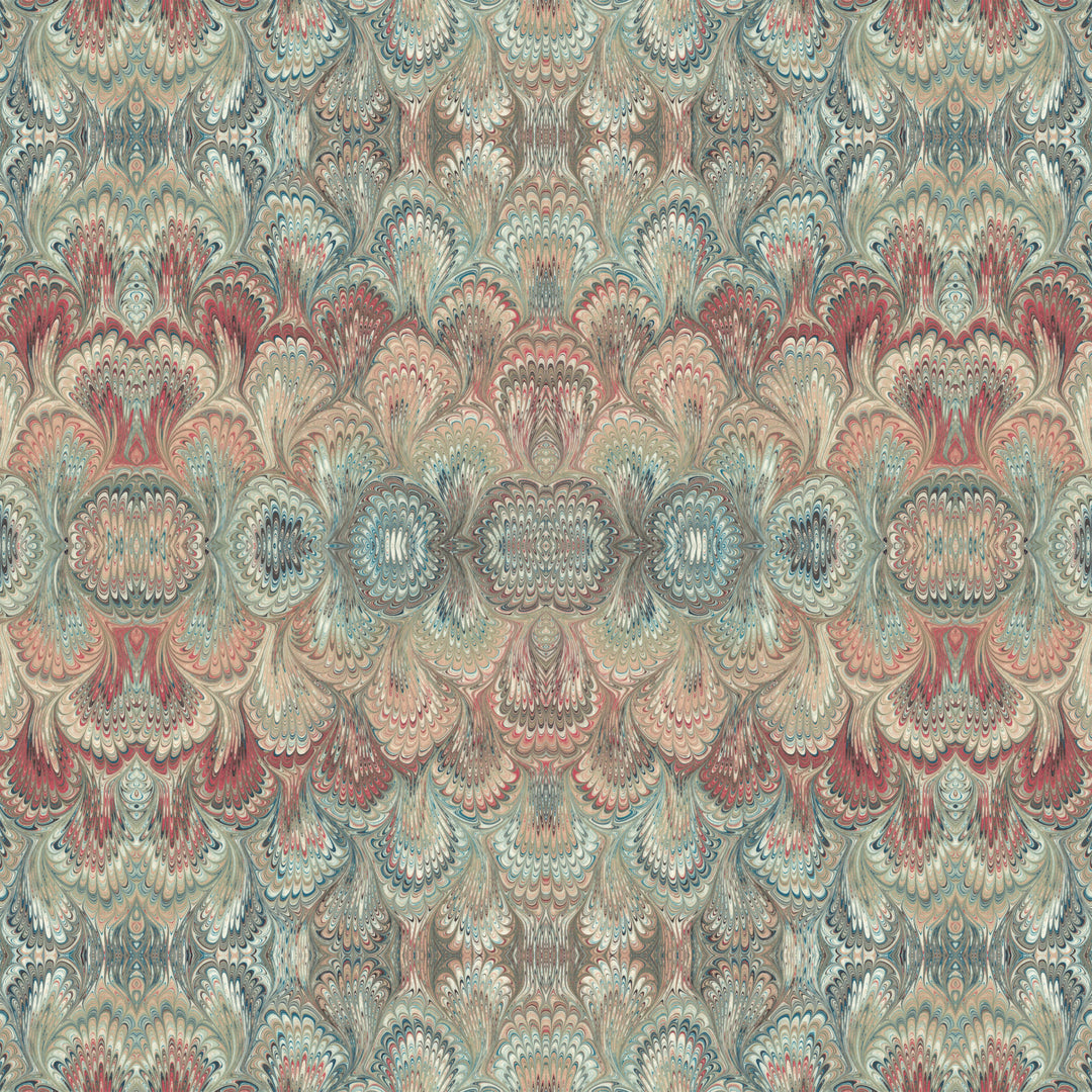 Sand Bouquet Velvet Fabric