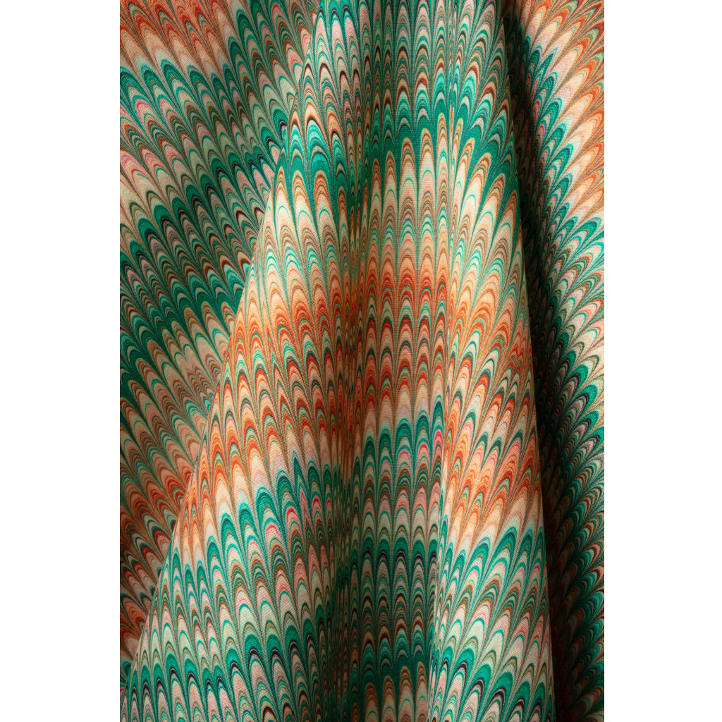 Tamarind Plumes Linen Fabric