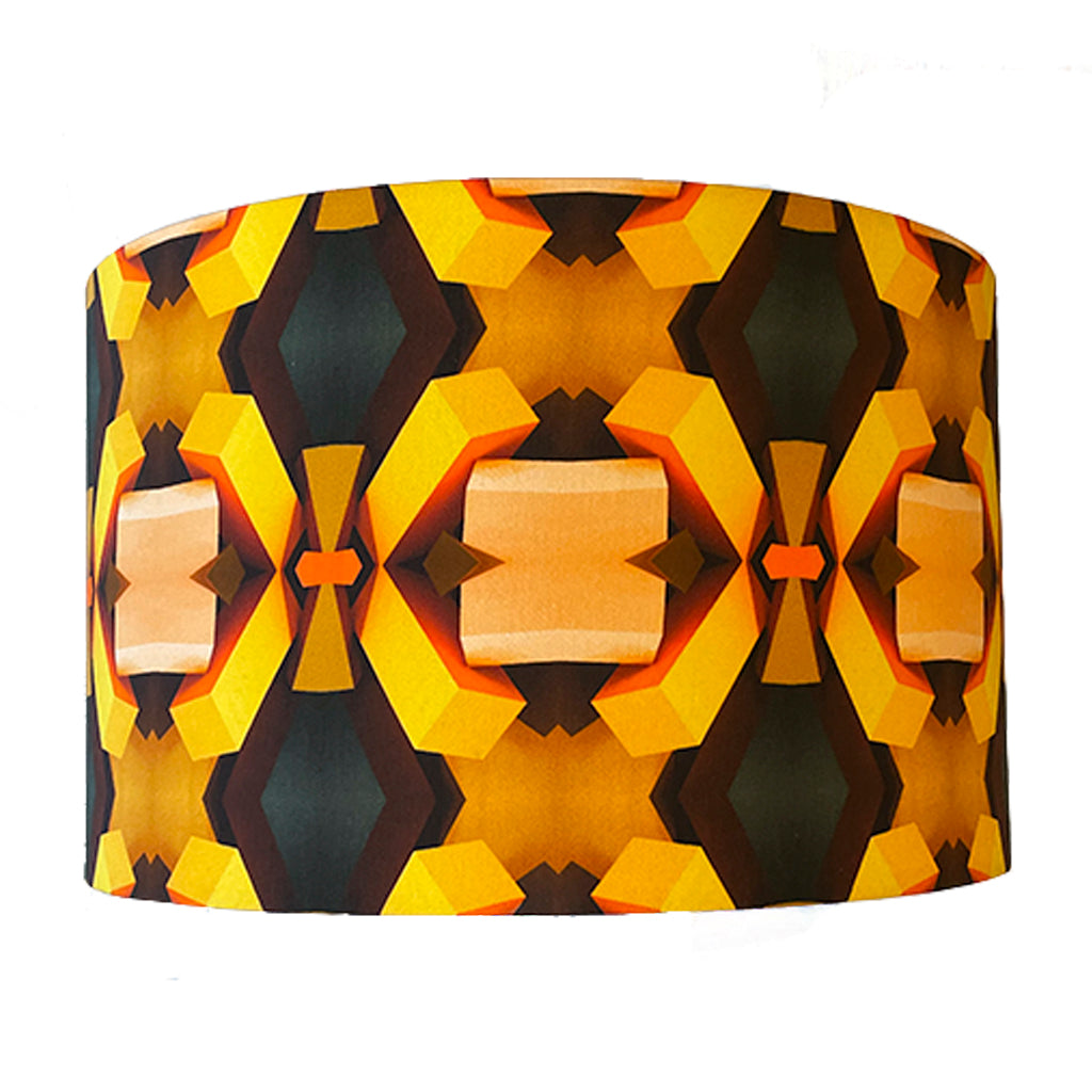 Geometric Cotton Extra Large Lampshade