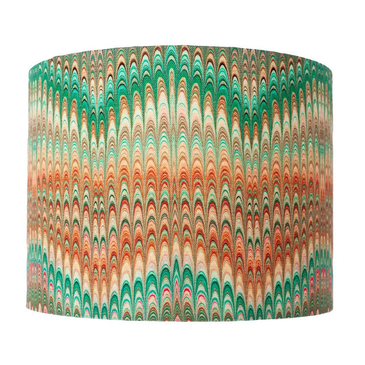 Tamarind Plumes Linen Lampshade