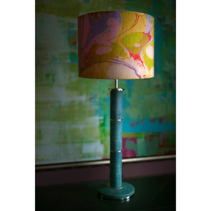 Lavender Tapestry Linen Lampshade