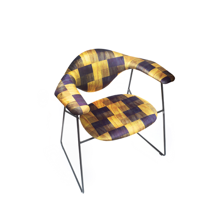 Chartreuse Parquet Gubi Masculo Chair