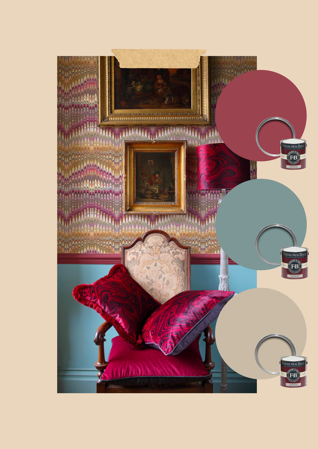 A Guide to Mixing Pattern and Colour: Styling Our Wallpaper With Colour