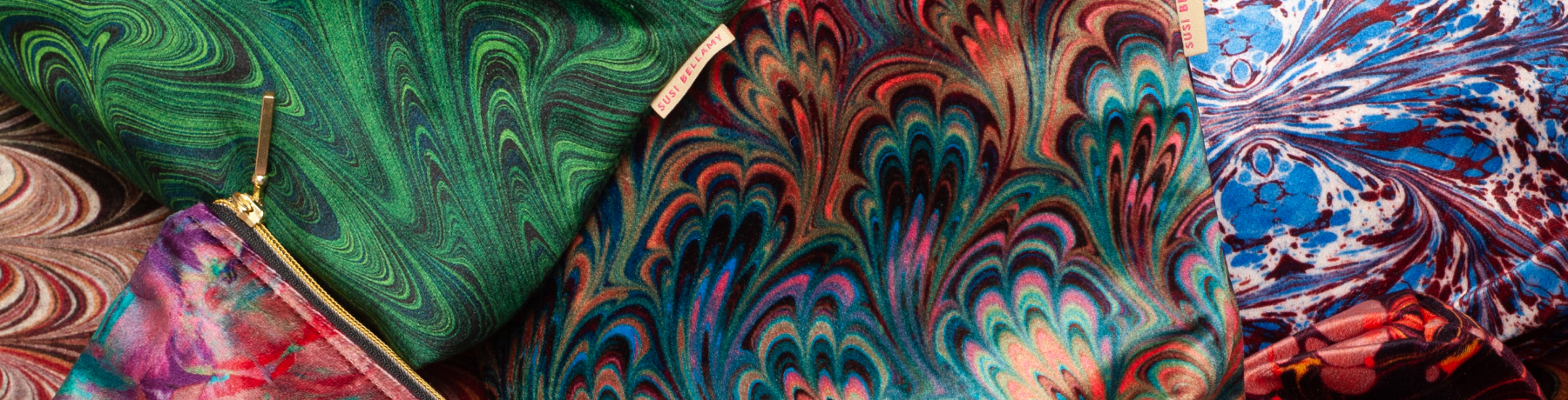 Sumptuous Velvet Pouches by Susi Bellamy