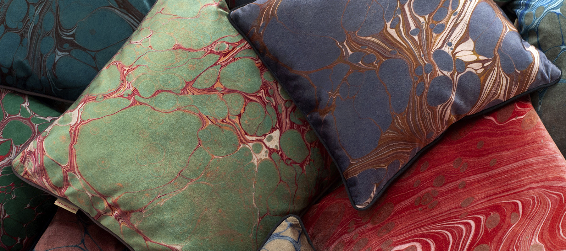 Luxury Velvet Cushions by Susi Bellamy