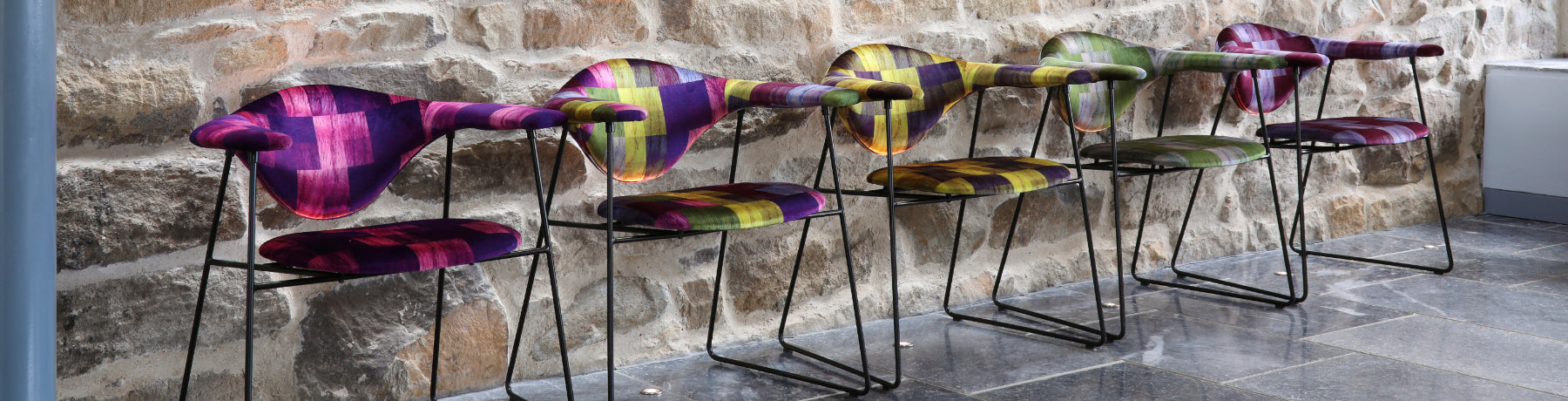 Re-Upholstered Gubi Sledge Chairs