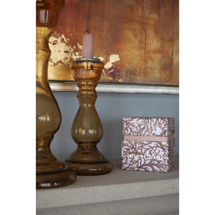 Amber Coral Candle