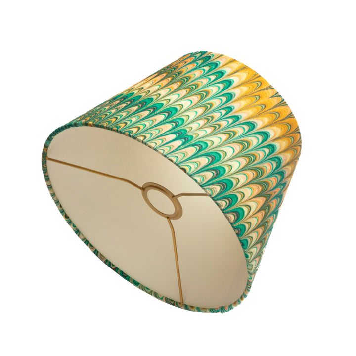 Saffron Plumes Linen Empire Lampshade