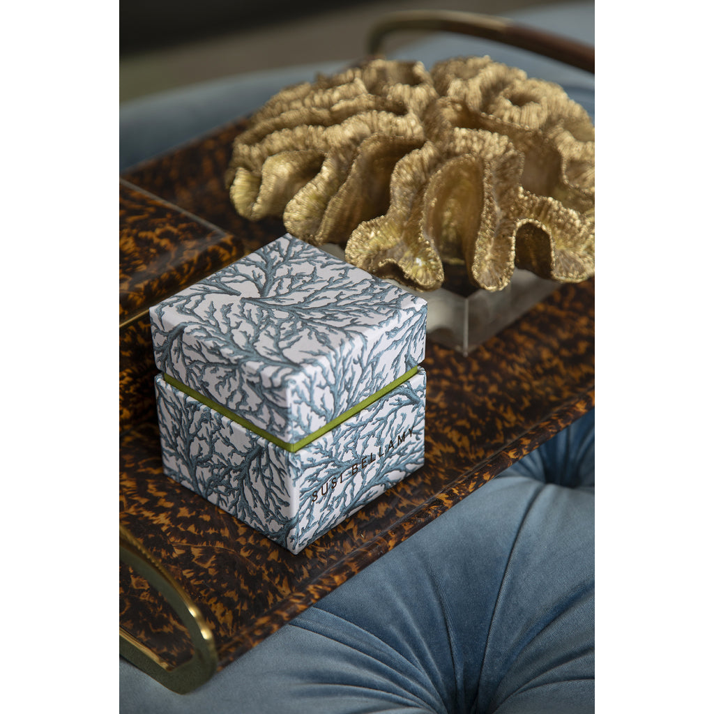 Blue Coral Candle