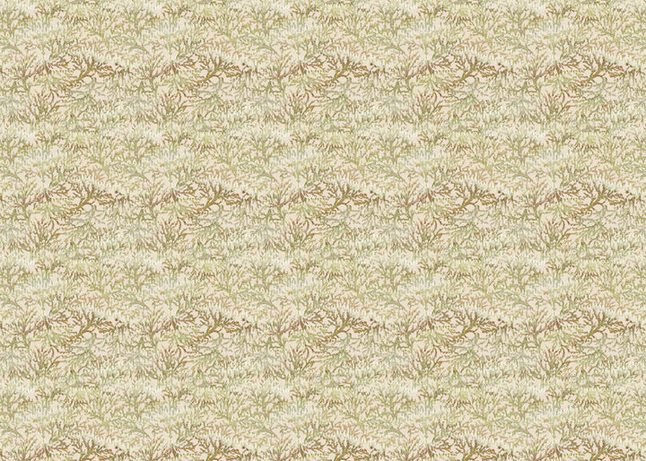 Apple Marbled Coral Linen Fabric