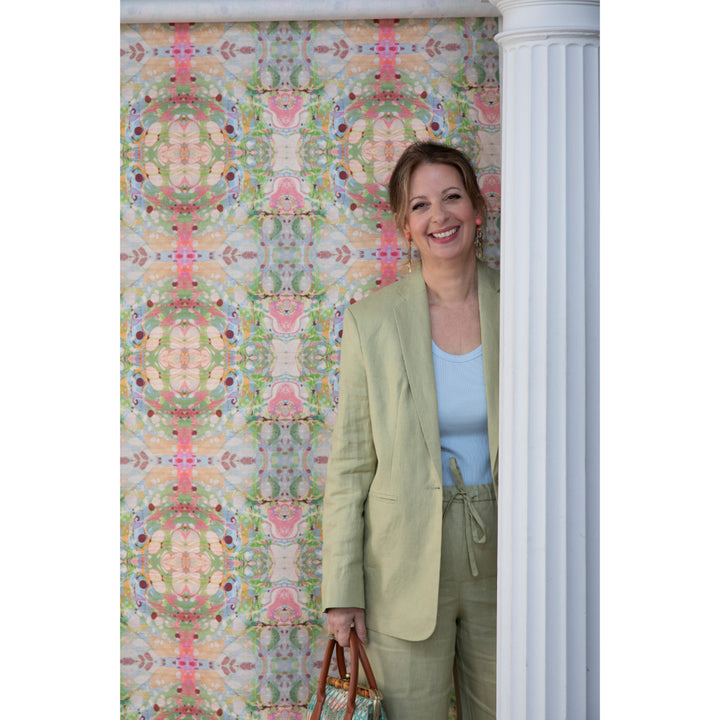 Beige Ripple Linen Fabric