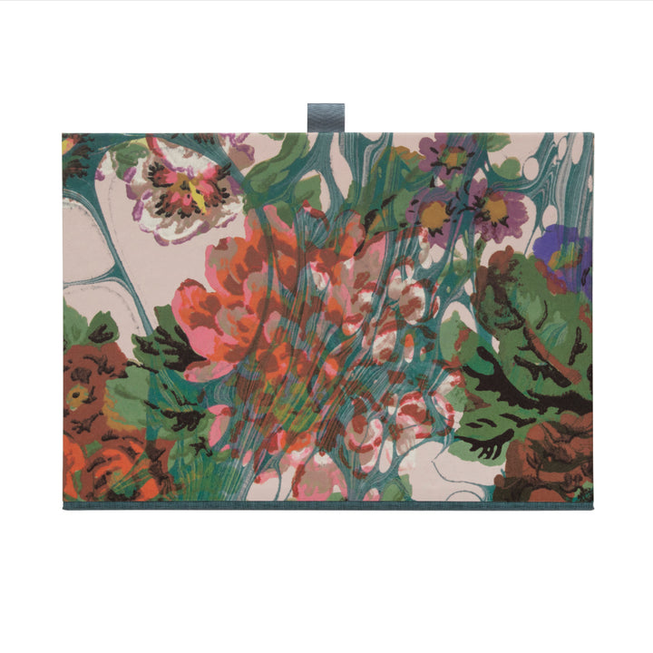 Blue Rose Marbled Box File