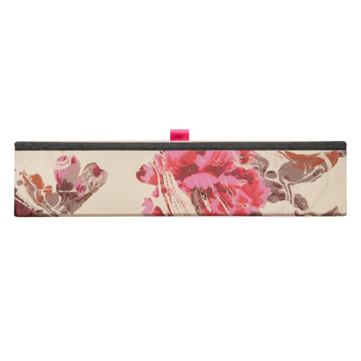 Floral patterned box file