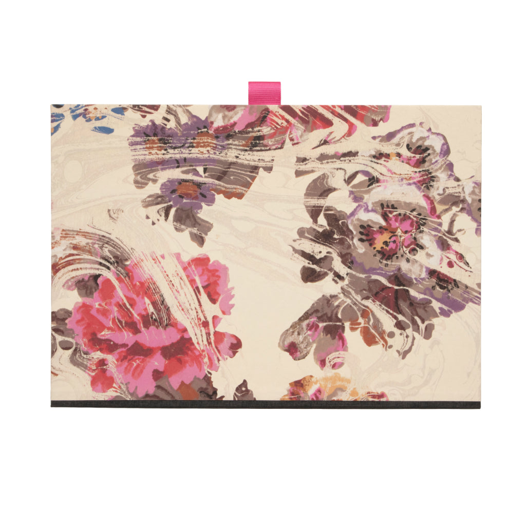 Floral patterned box file