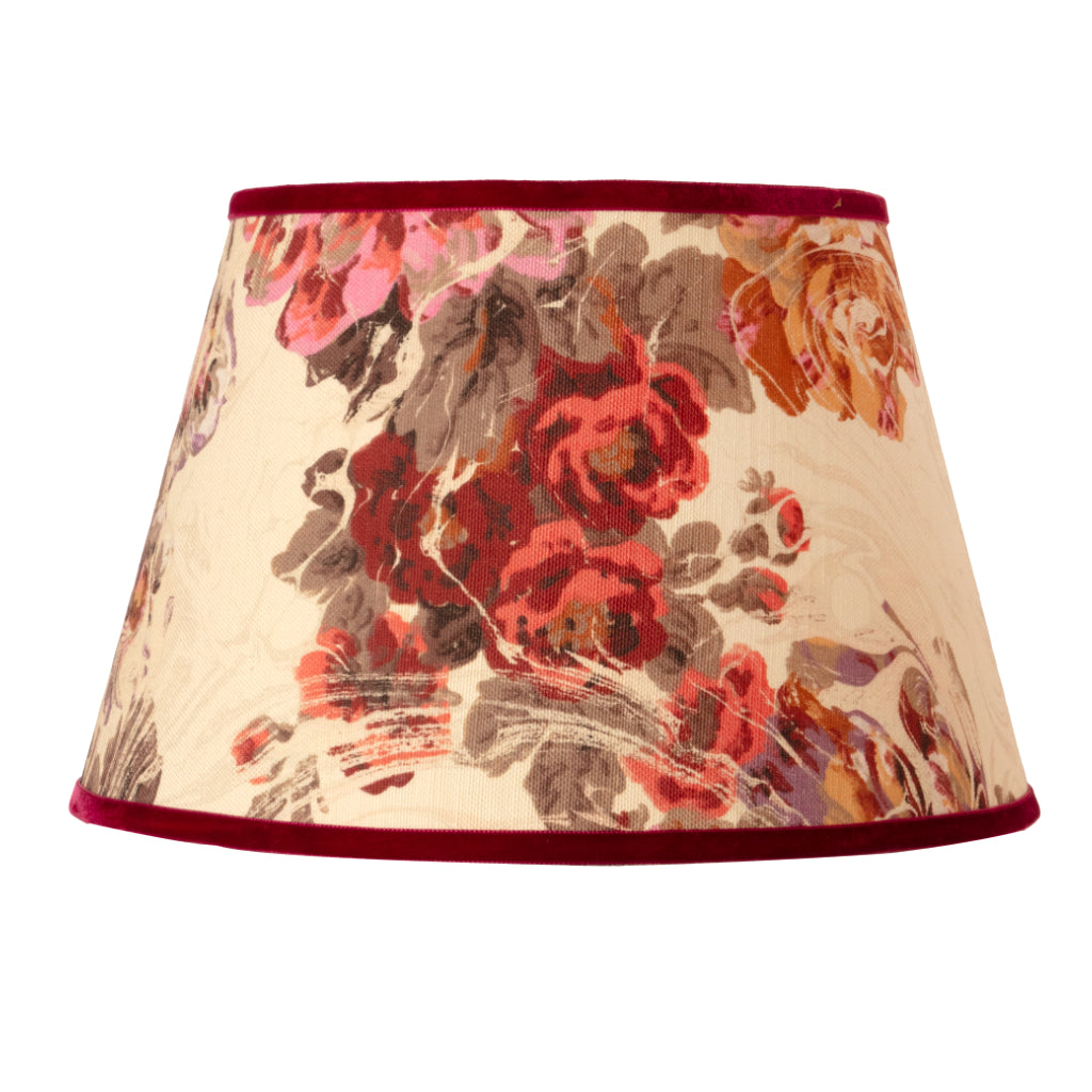 Blush Rose Marbled Linen Empire Lampshade
