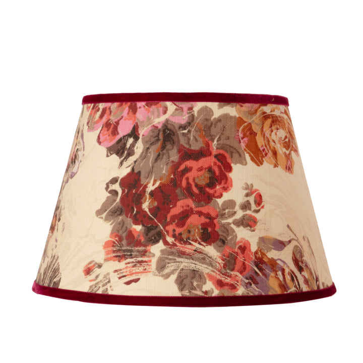 Blush Rose Marbled Linen Empire Lampshade