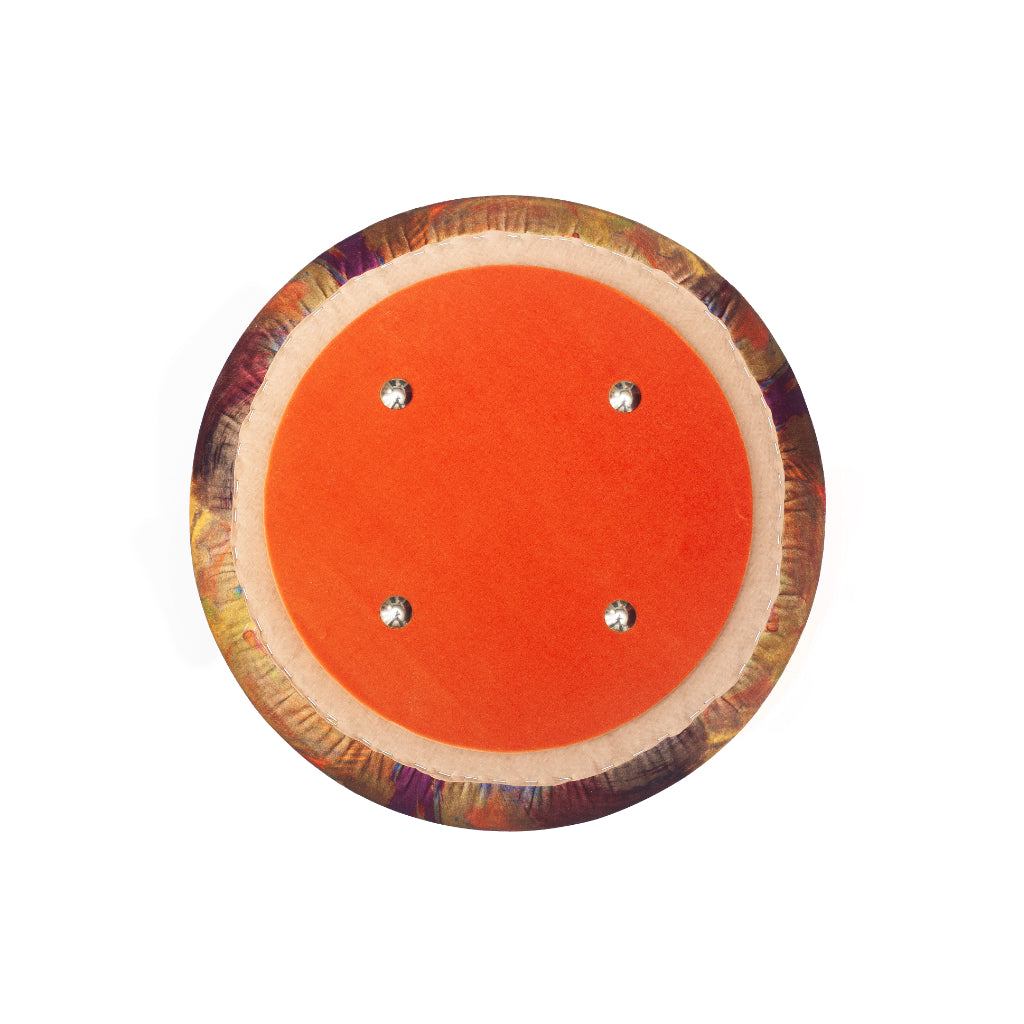 Candied Painterly Velvet Stool