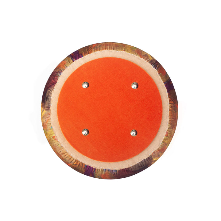 Candied Painterly Velvet Stool