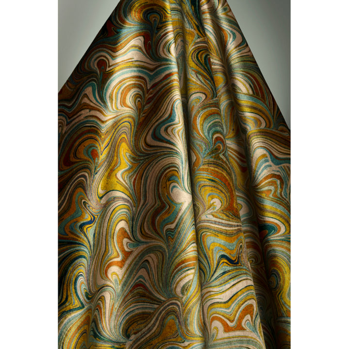 Celdon bendy bouquet marbled fabric