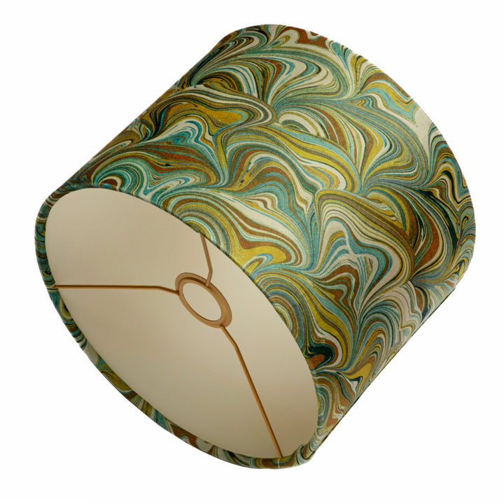 Celadon Bendy Bouquet Velvet Lampshade