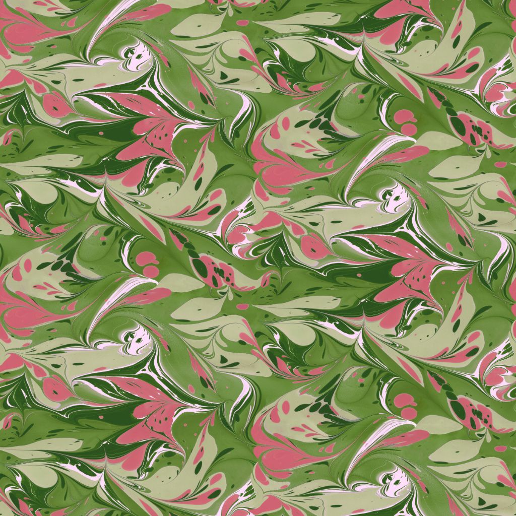 Grass Blush Placard Velvet Fabric