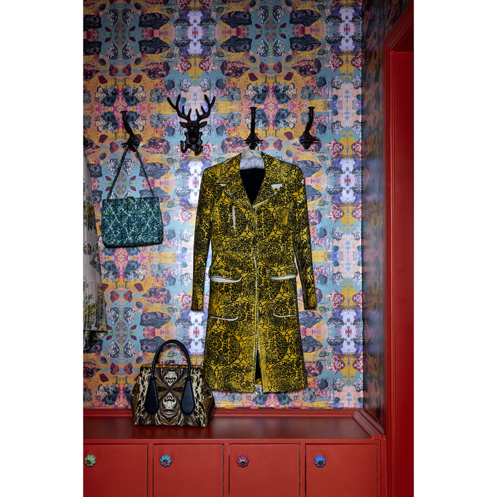 Grey Stucco Pebbles Wallpaper