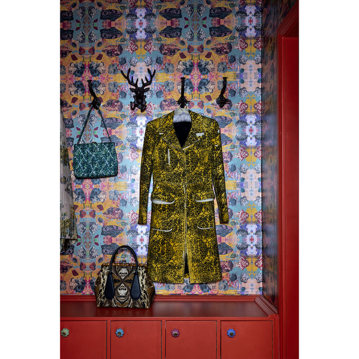 Grey Stucco Pebbles Wallpaper