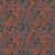 Ink Tobacco Organic Marbled Velvet Fabric