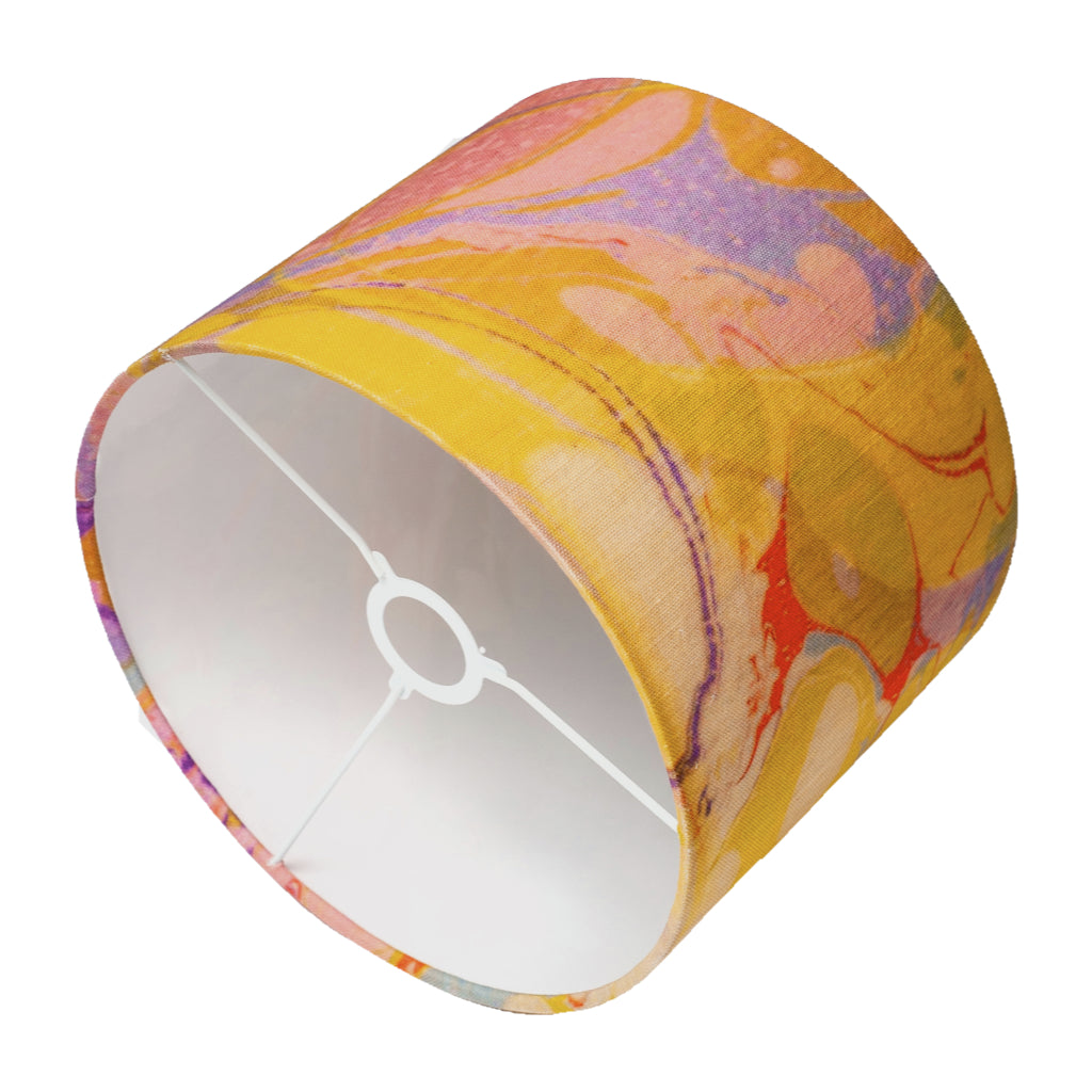 Lavender Tapestry Linen Lampshade