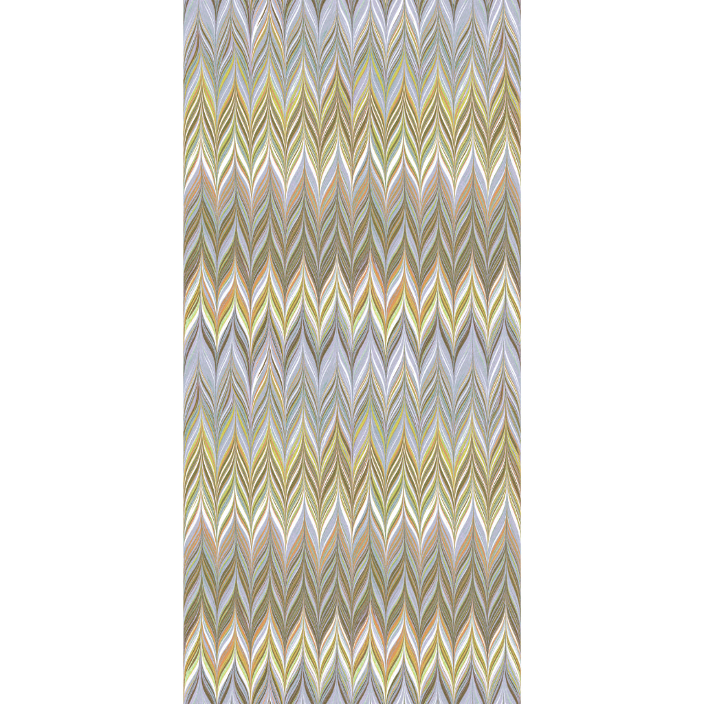 Lemon Dove Zig Zag Wallpaper