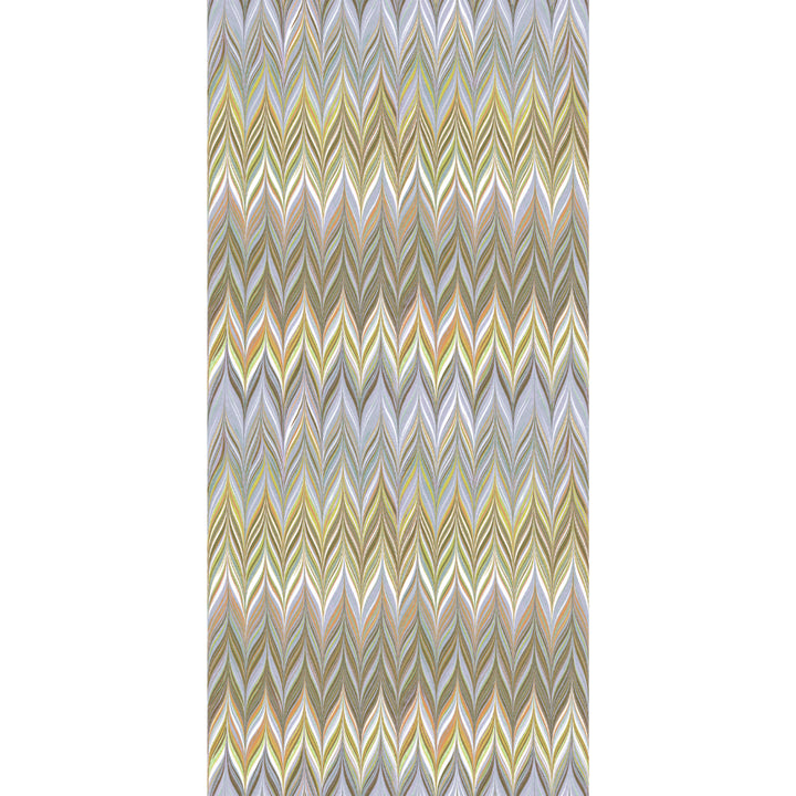 Lemon Dove Zig Zag Wallpaper