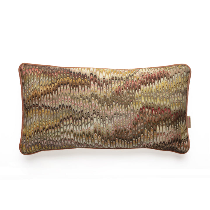 Maize Plumes Linen Medium Oblong Cushion