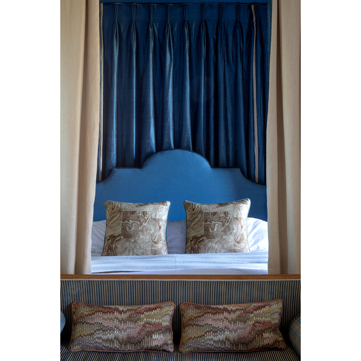 Maize Plumes Linen Medium Oblong Cushion