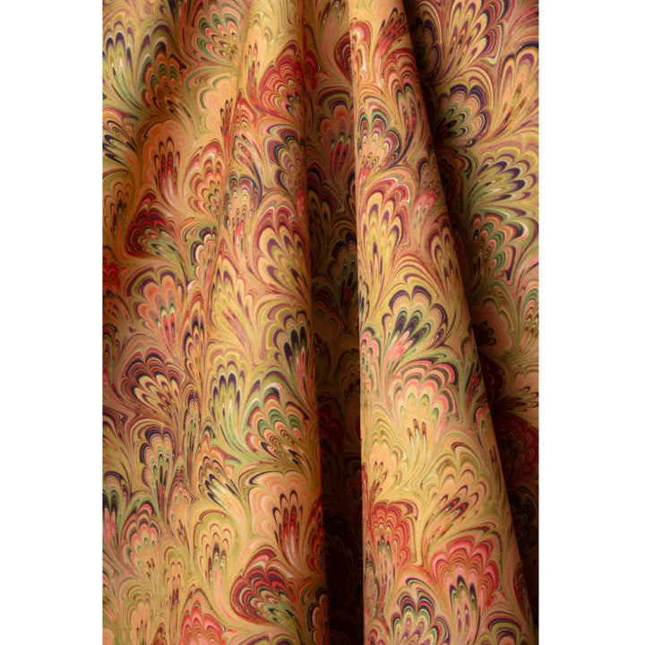 Pastel Bouquet Linen Fabric