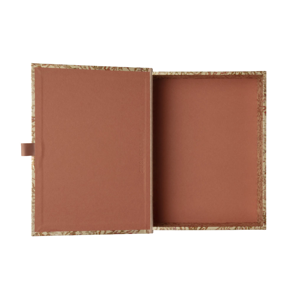 Pastel Marbled Coral Box File