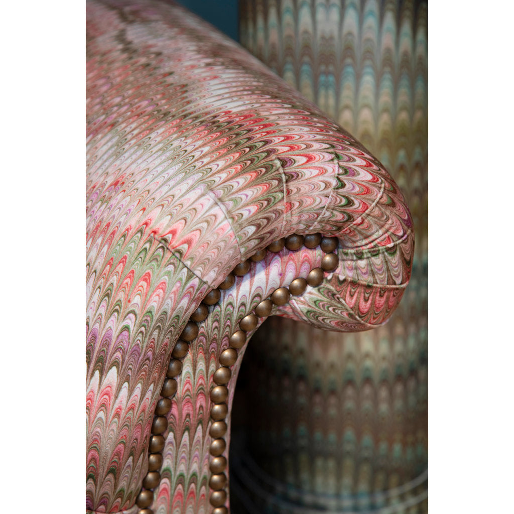 Pastel Plumes Velvet Fabric