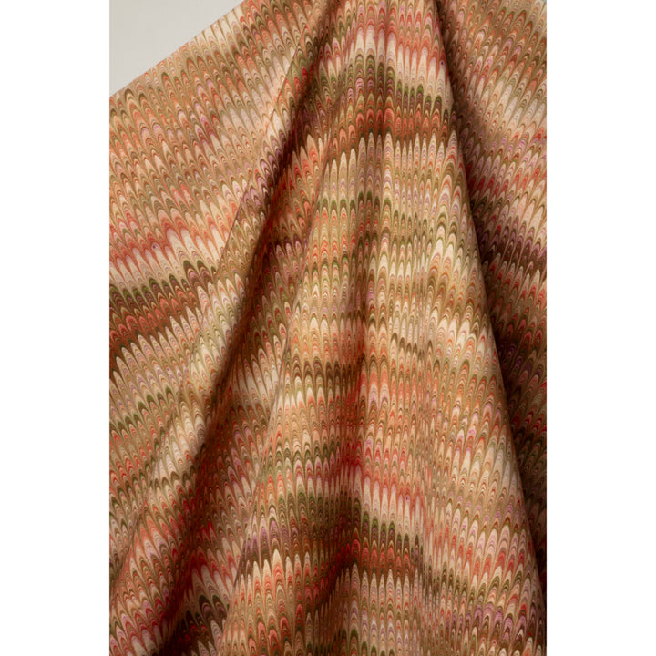 Pastel Plumes Linen Fabric