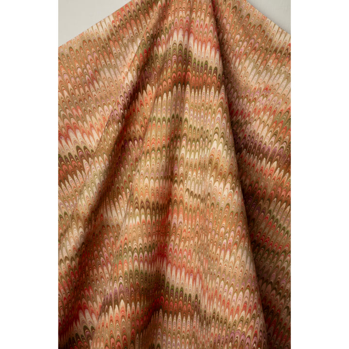 Pastel Plumes Linen Fabric