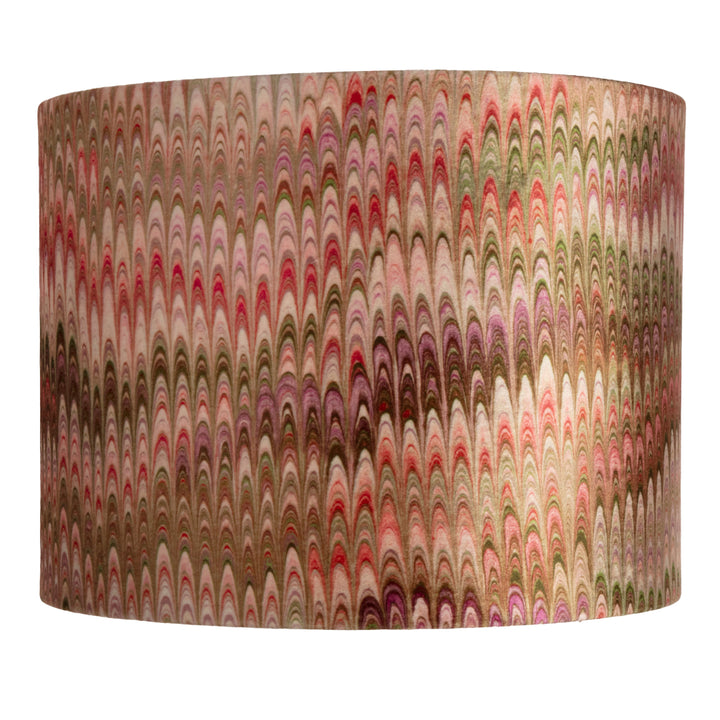 Pastel Plumes Velvet Lampshade