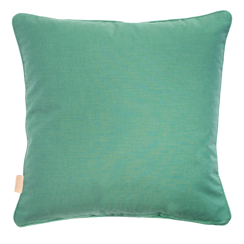 Wheat Plumes Velvet Square Cushion