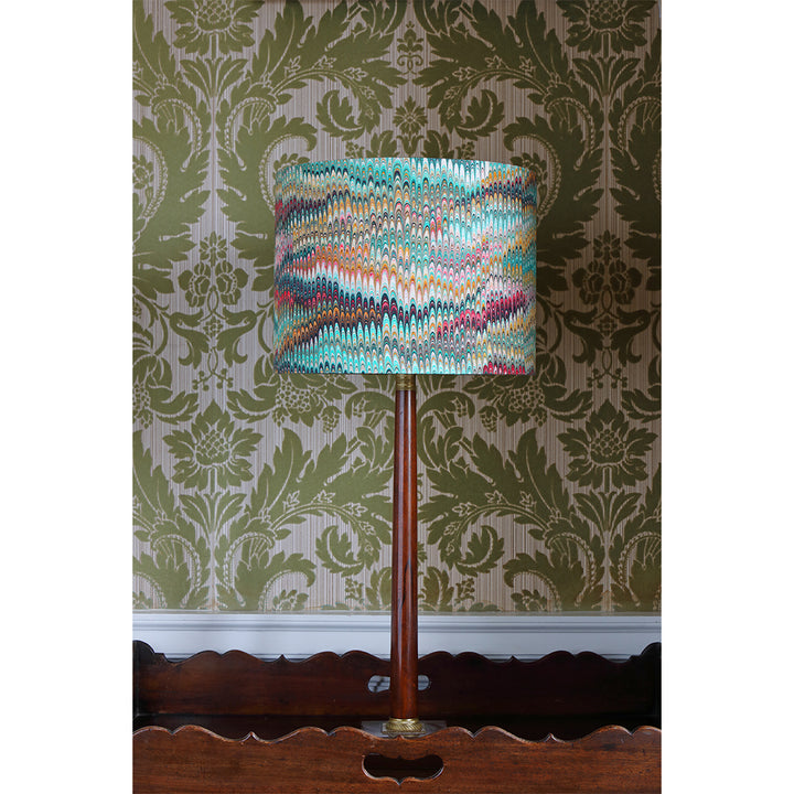 Multi Plumes Linen Lampshade