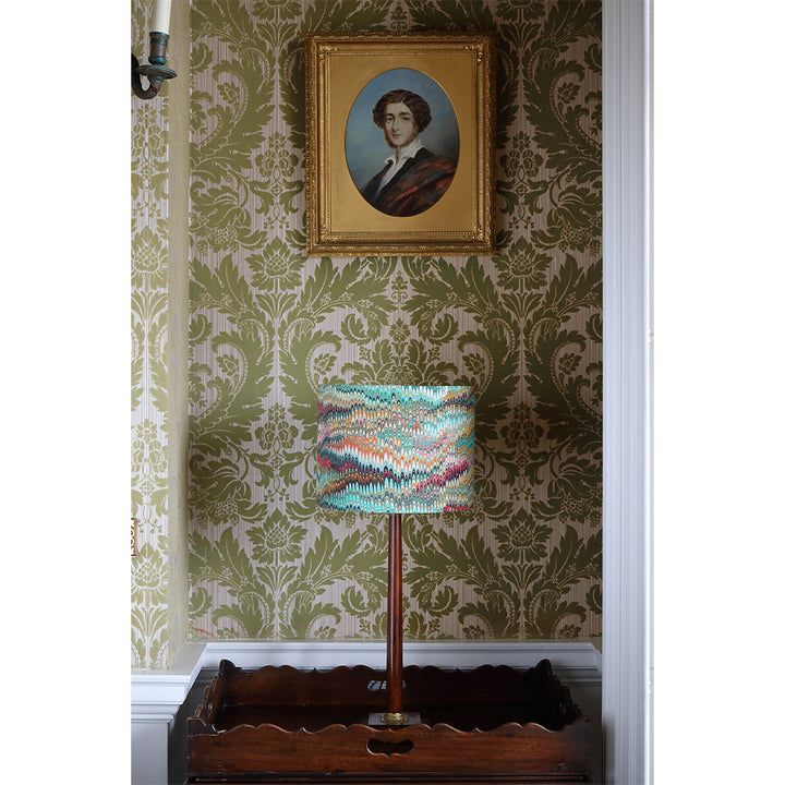 Multi Plumes Linen Lampshade