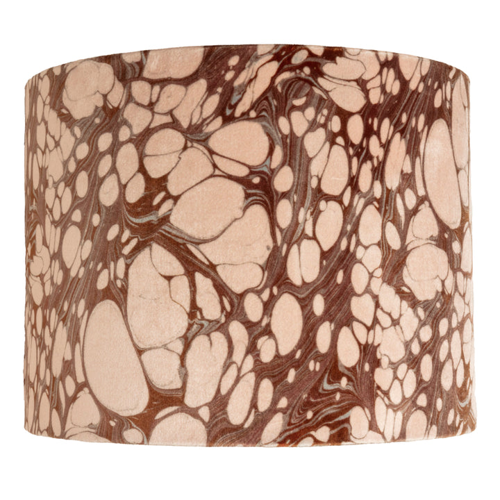 Oak Mini Marbled Velvet Lampshade