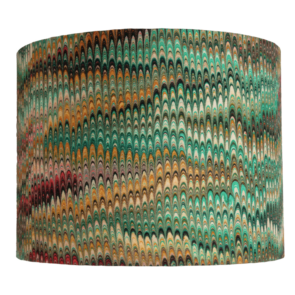 Multi Plumes Linen Lampshade